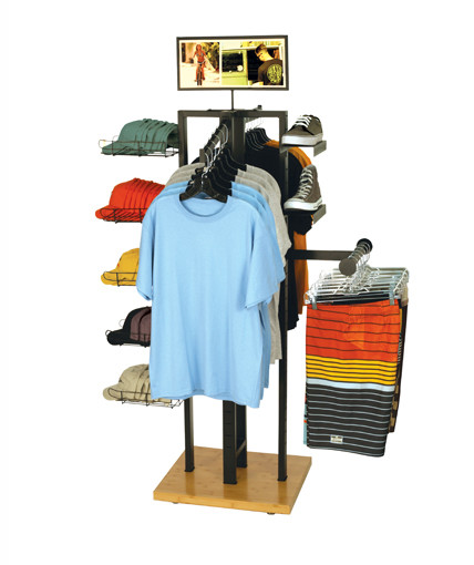 4 Way pop display bamboo