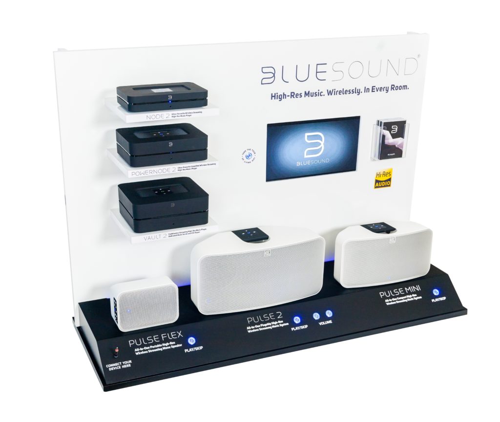 BlueSound Smart Home Retail Displays
