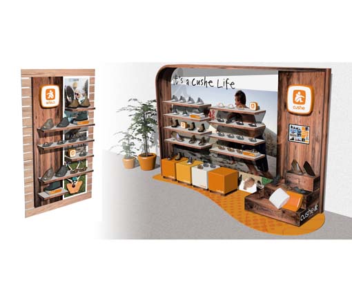 Cushe Store within a Store Environment