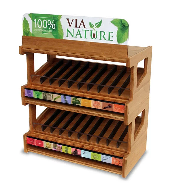 VIA Nature Bamboo eco friendly retail display