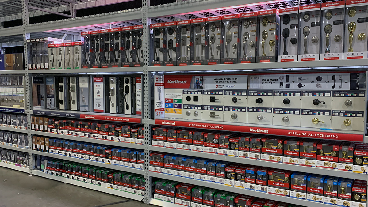 Lowes Door Hardware Display 1